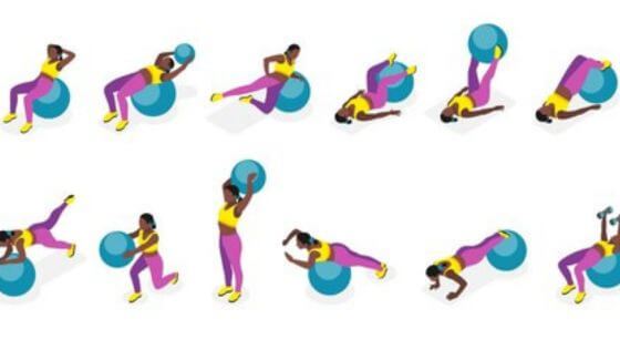 Shoulder Exercise Ball