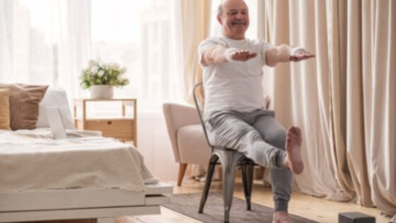 Indoor Exercises for Seniors: Chair Yoga