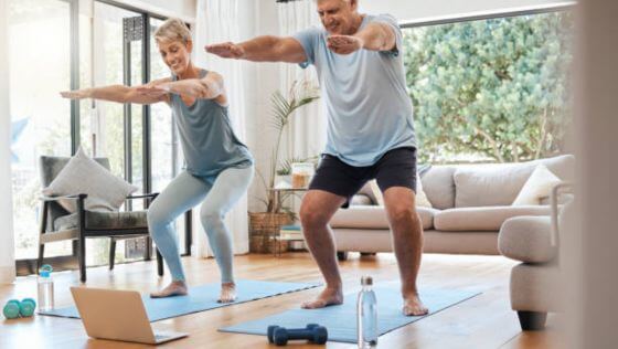 Indoor Exercises for Seniors Body Weight