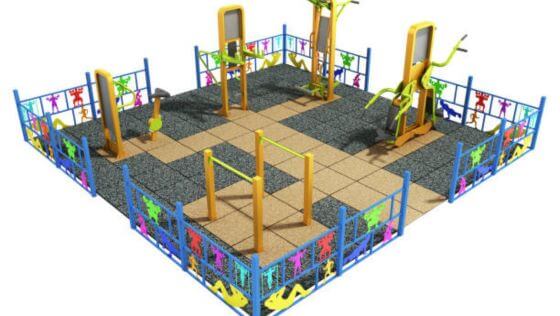How much space do you need around a climbing frame?