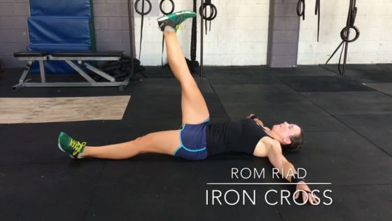Workouts That Start With I Iron Cross Exercise